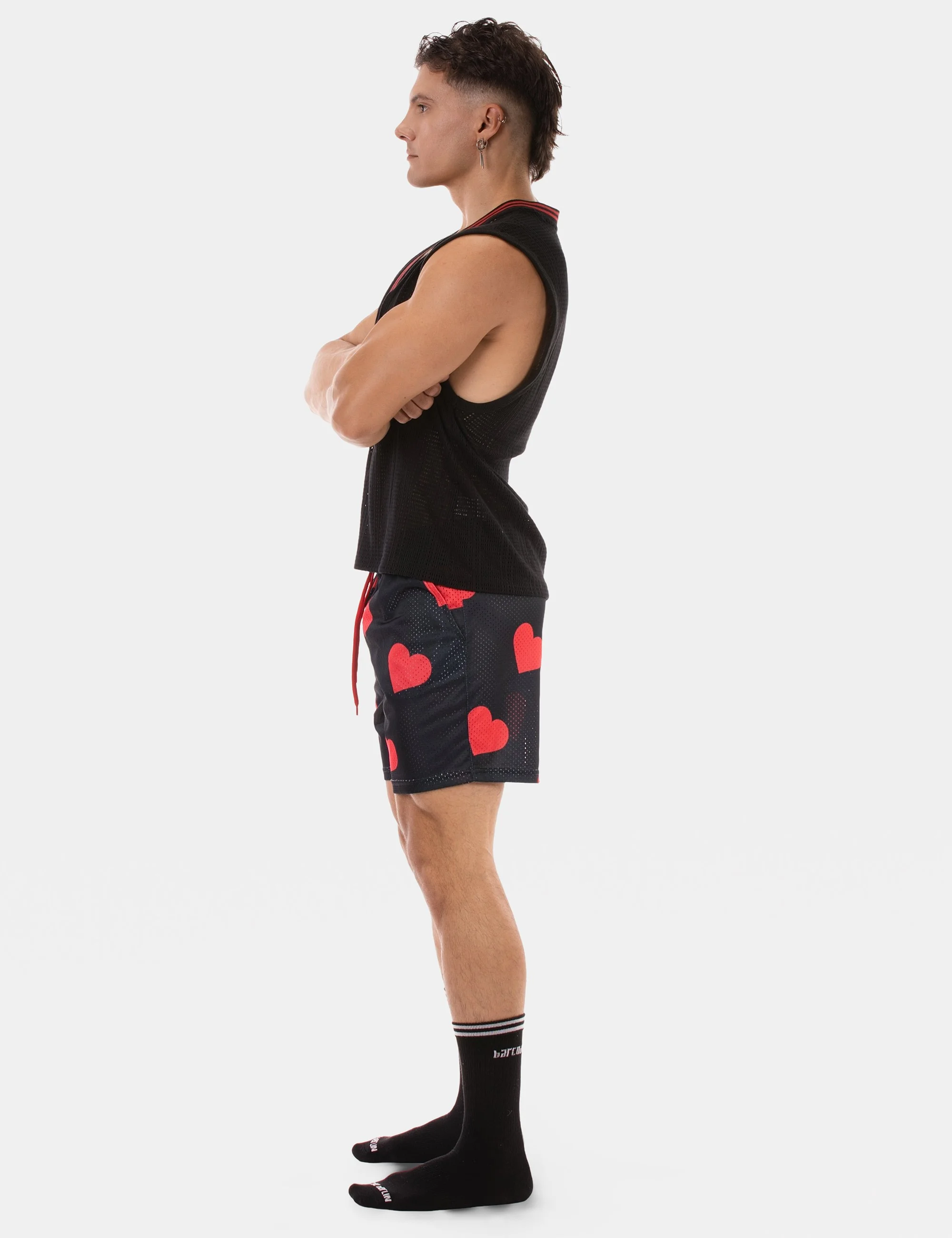 Sexy V-Neck Kevin - Black-Red Sexy V-Neck Kevin - Black-Red
