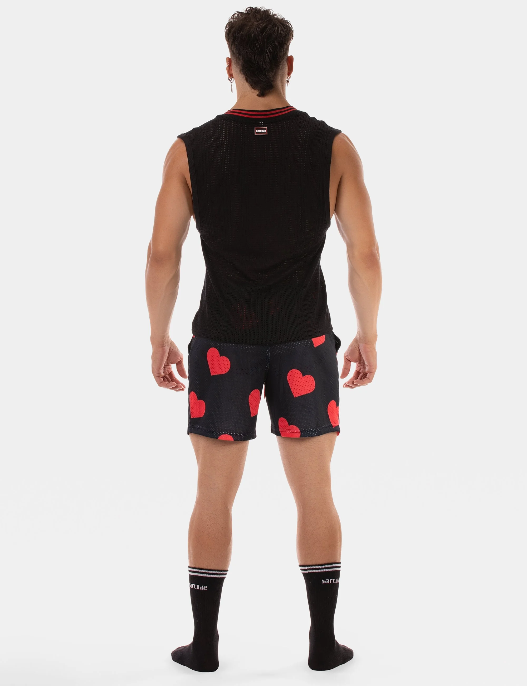 Sexy V-Neck Kevin - Black-Red Sexy V-Neck Kevin - Black-Red