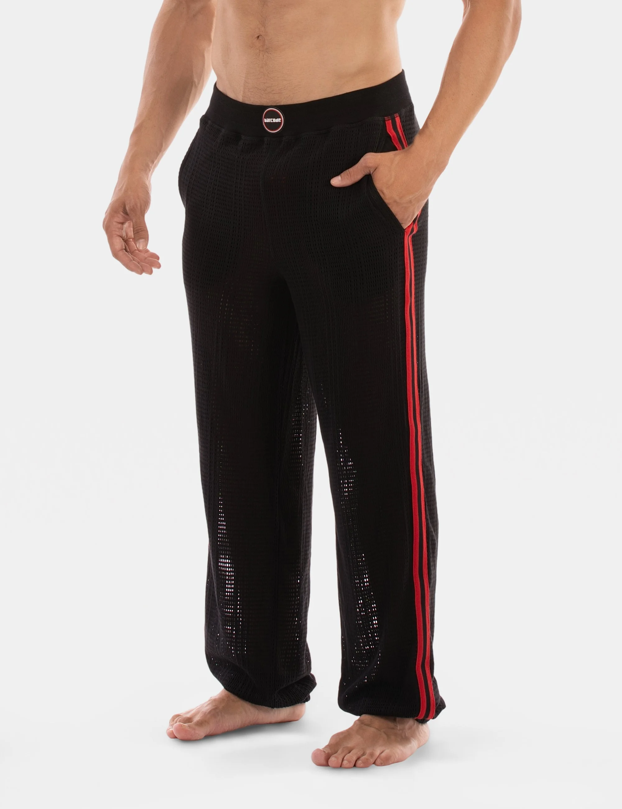 Shalvar Pants Leo - Black-Red