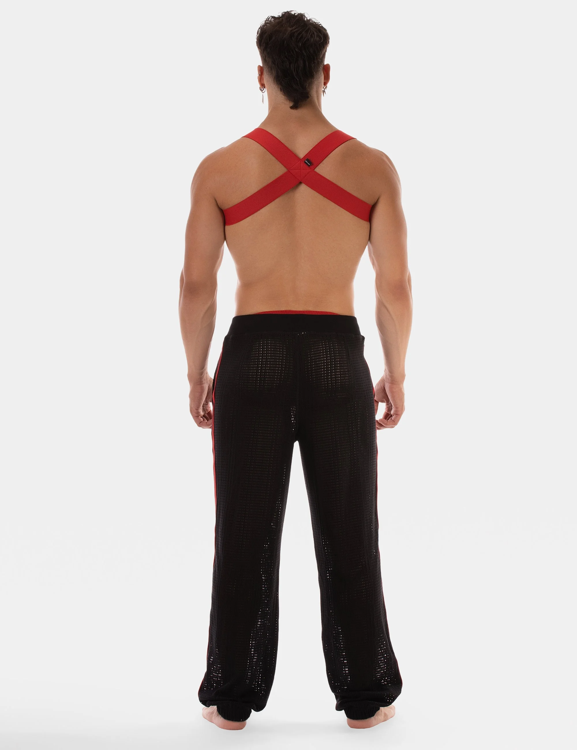 Shalvar Pants Leo - Black-Red