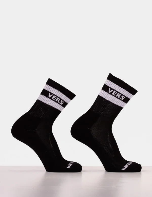 Half Fetish Socks Vers - Black-White