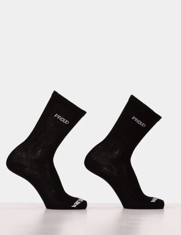 Barcode Proud Gym Socks - Black