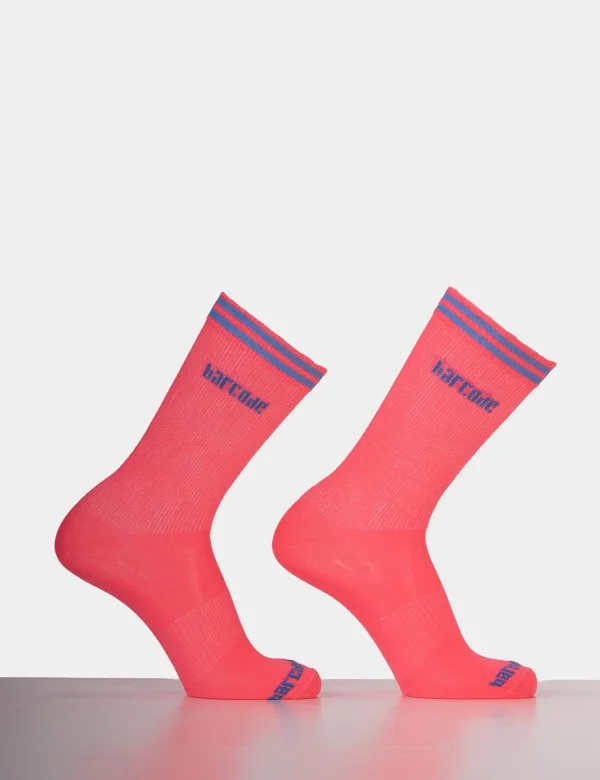 Festival Socks - Neonpink-Blue