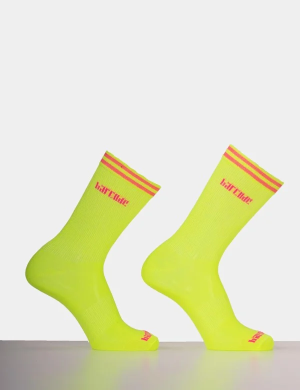 Festival Socks - Neonyellow-Pink