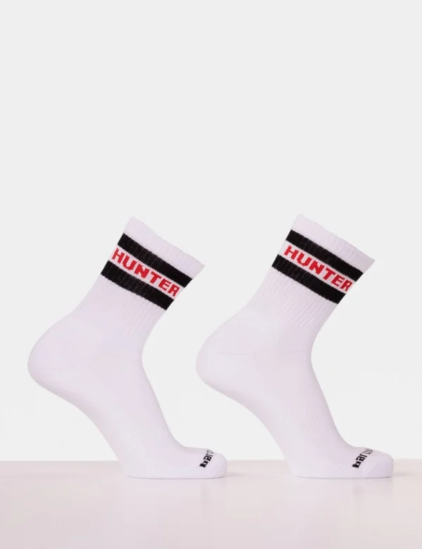 Fetish Half Socks Hunter - White-Red