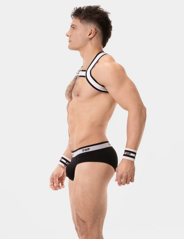 Brief Top - Black-White