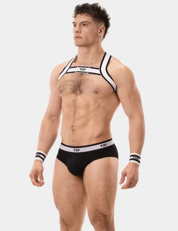 Brief Top - Black-White