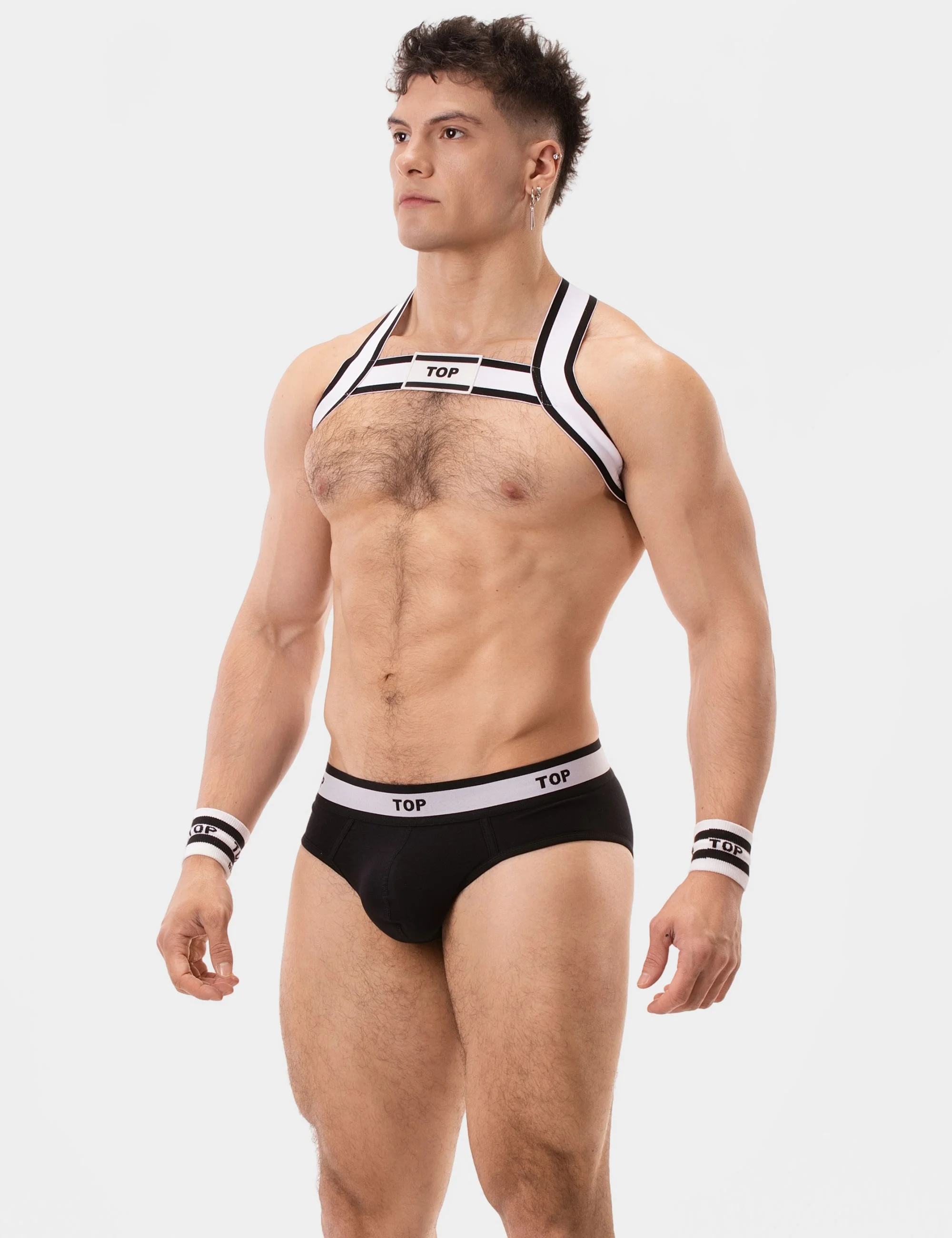 Brief Top - Black-White
