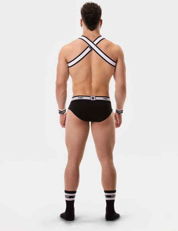 Brief Top - Black-White