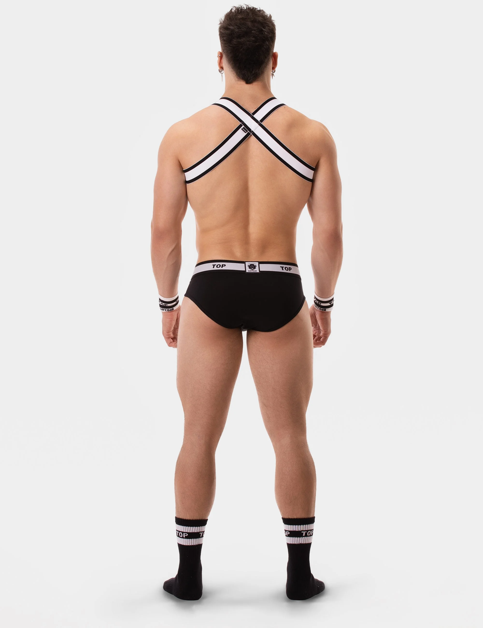 Brief Top - Black-White