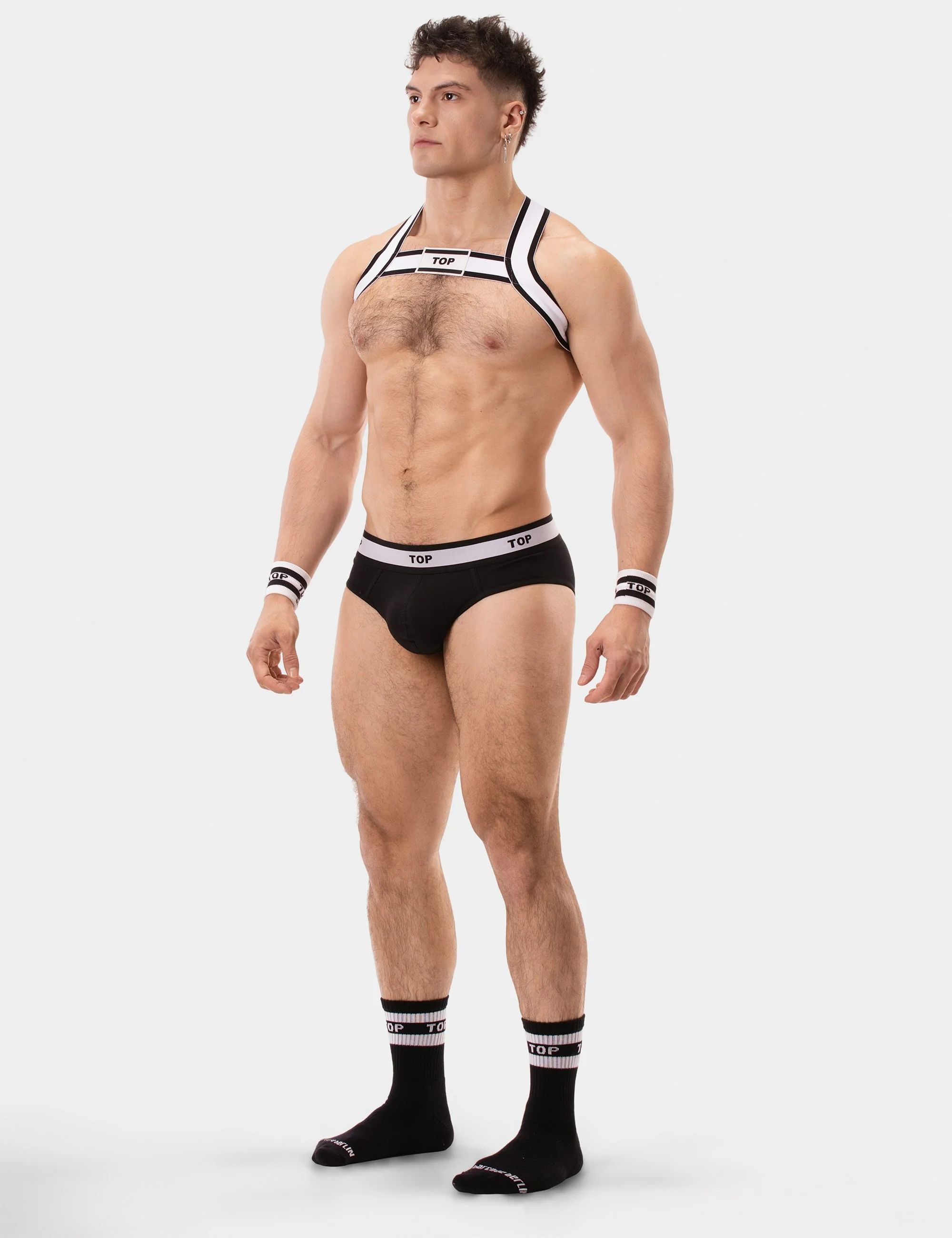 Brief Top - Black-White