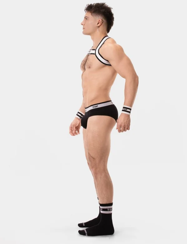 Brief Top - Black-White