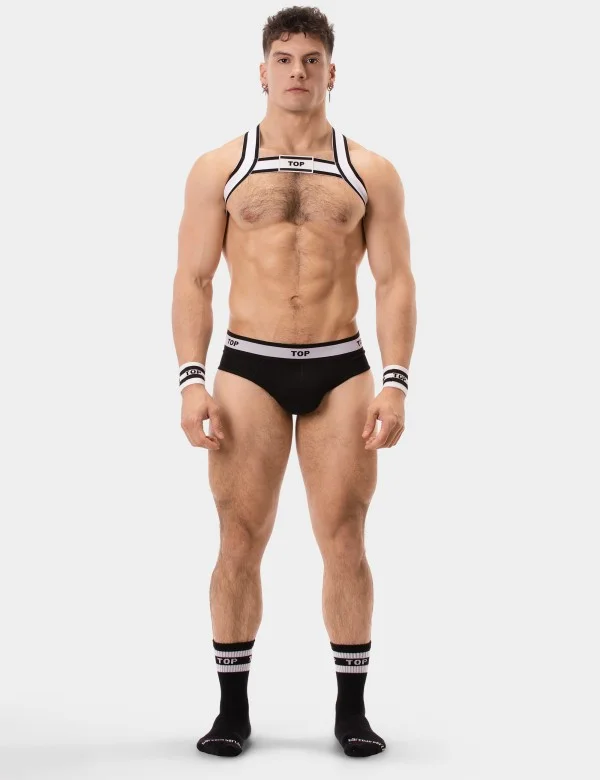Brief Top - Black-White