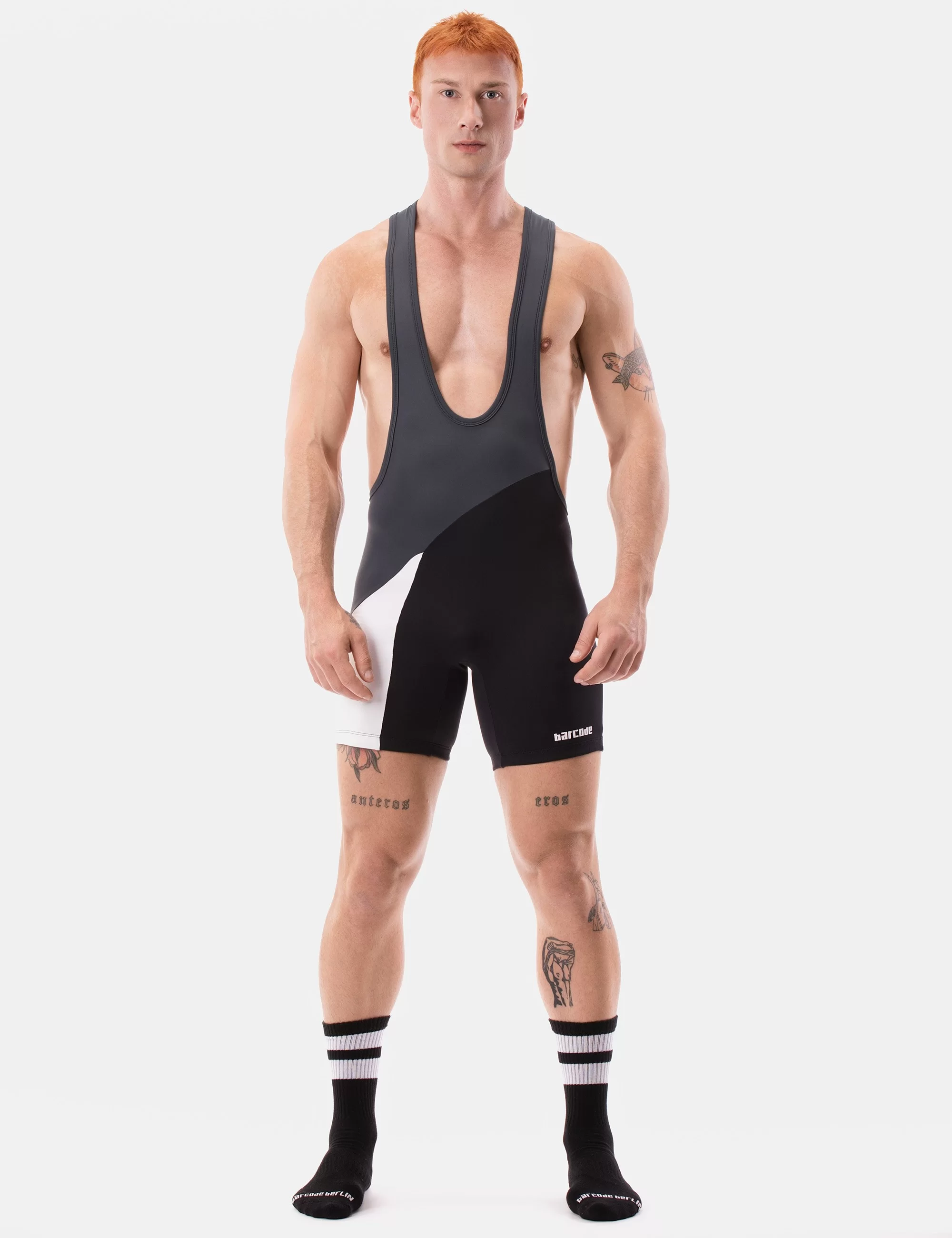 Singlet Luckenwalde - Titanium-White-Black