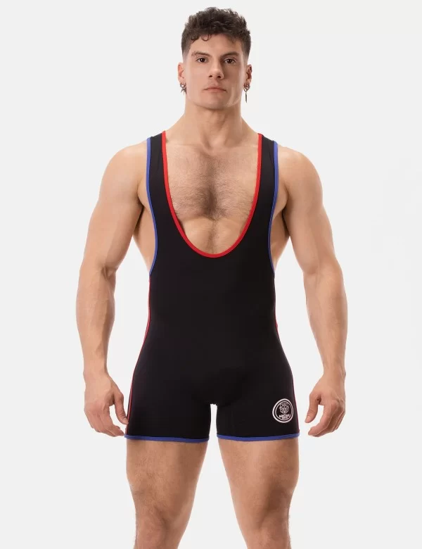 Singlet Allan - Black-Red-Royal