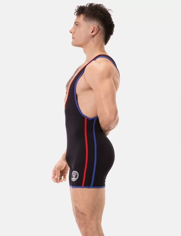 Singlet Allan - Black-Red-Royal