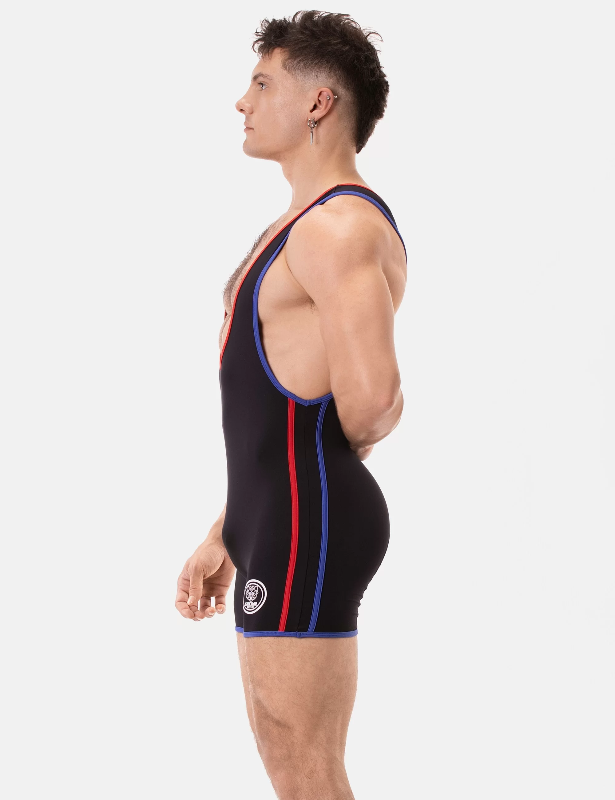 Singlet Allan - Black-Red-Royal