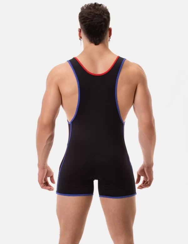 Singlet Allan - Black-Red-Royal