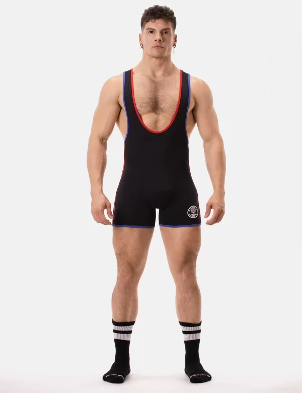 Singlet Allan - Black-Red-Royal