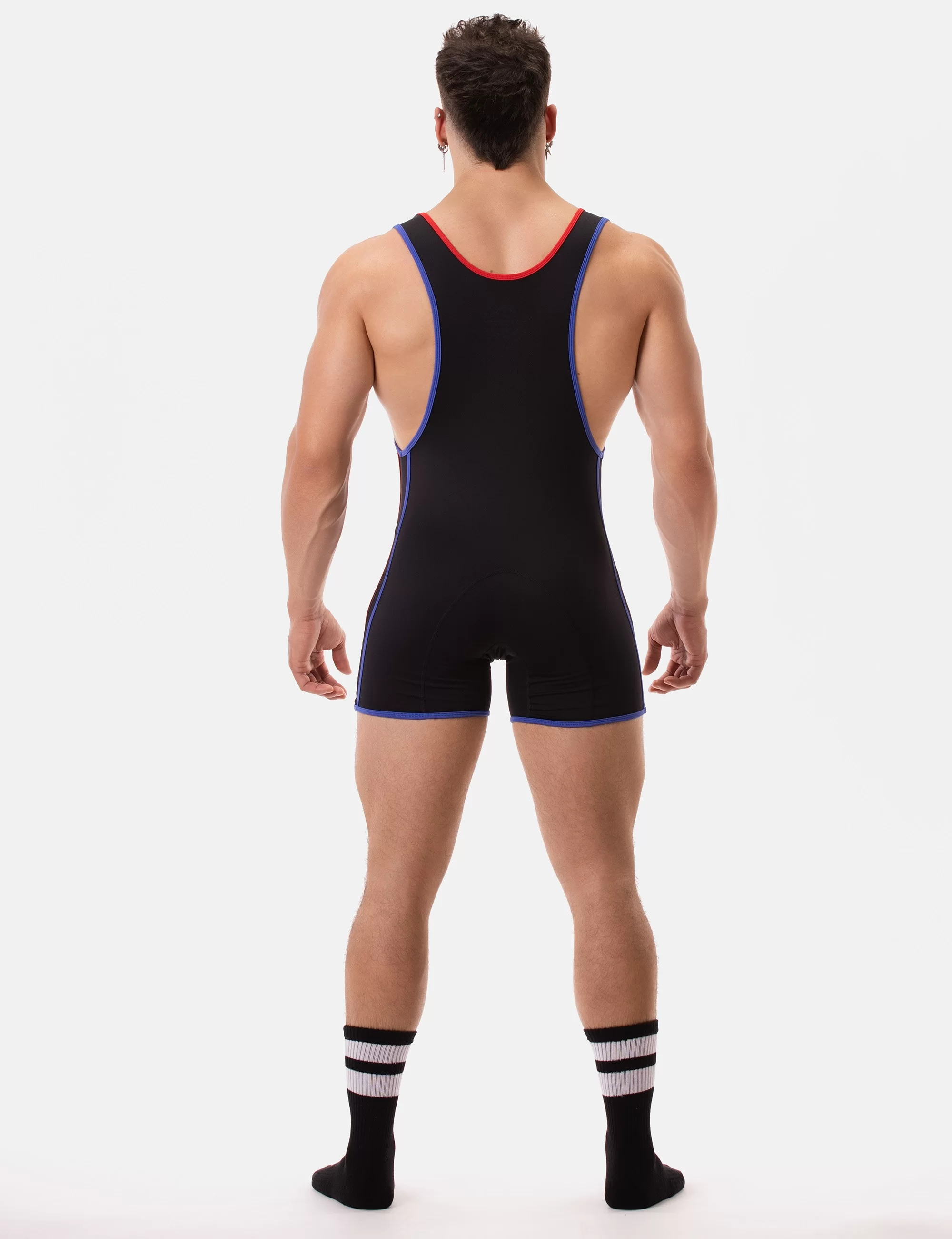 Singlet Allan - Black-Red-Royal
