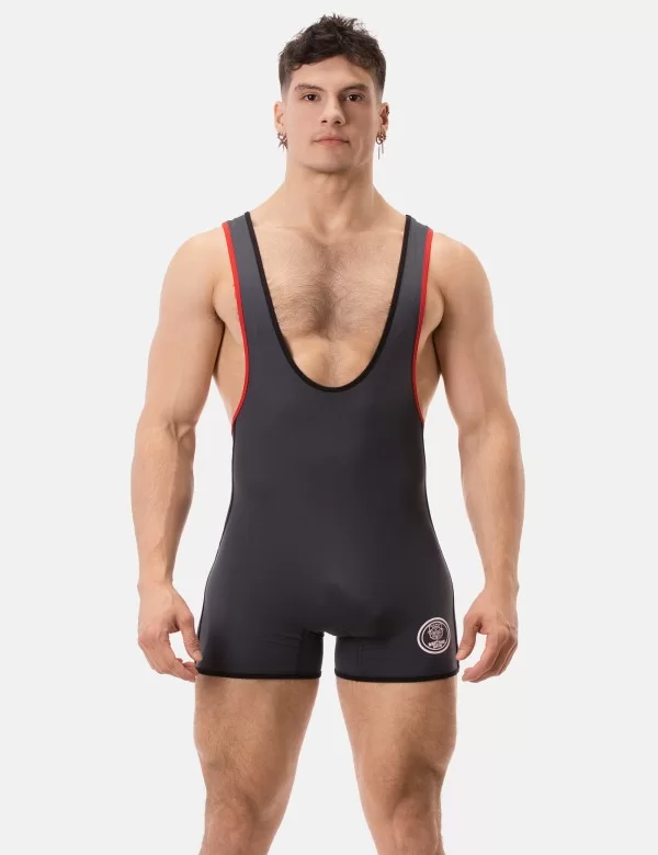 Singlet Allan - Titanium-Black-Red