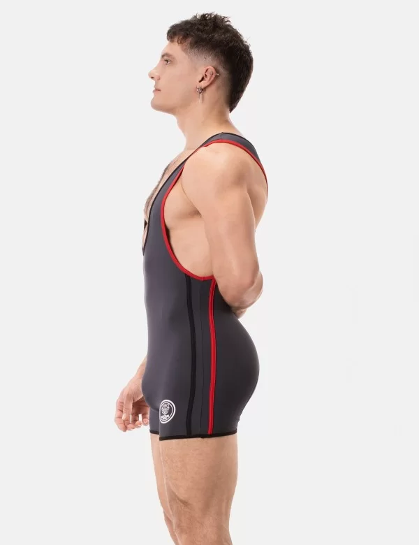 Singlet Allan - Titanium-Black-Red