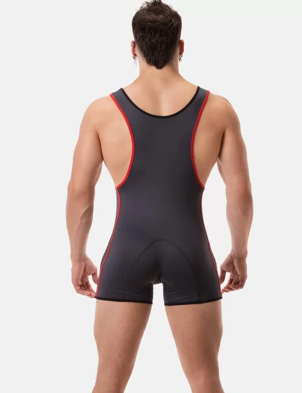 Singlet Allan - Titanium-Black-Red