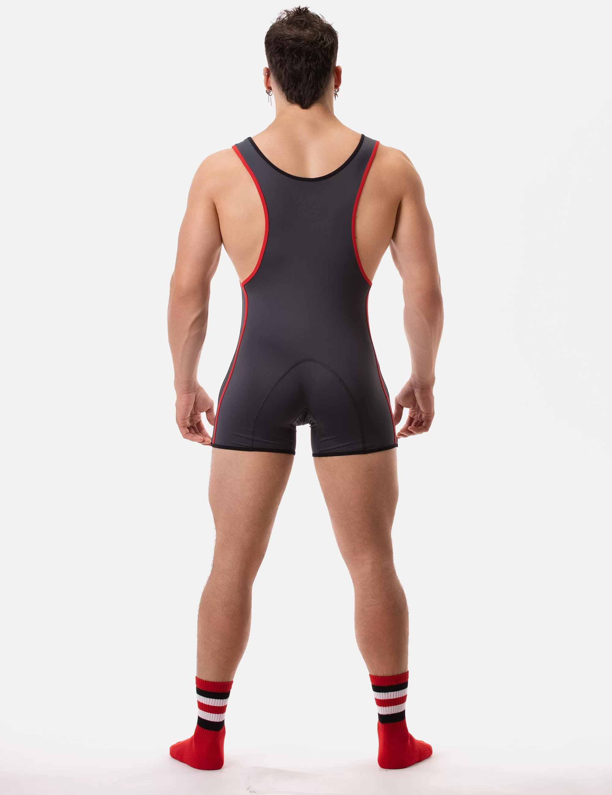 Singlet Allan - Titanium-Black-Red