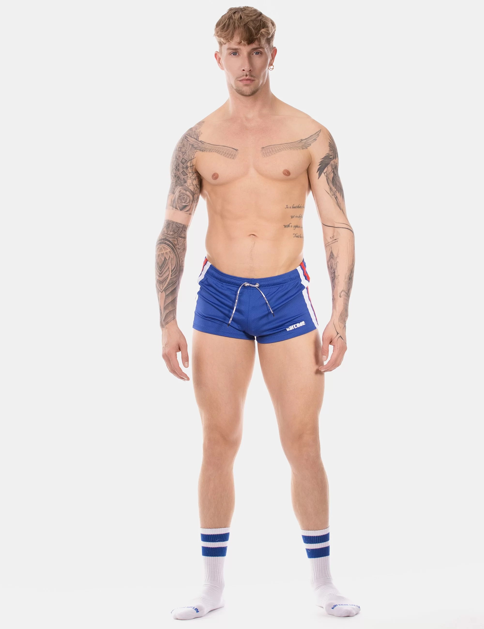 Short Timur - Royal-White-Red