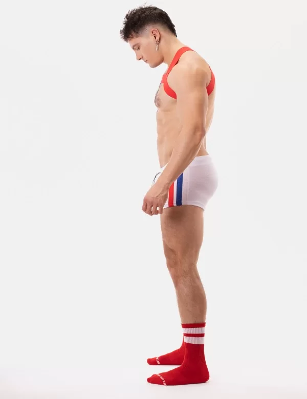 Short Timur - White-Red-Royal