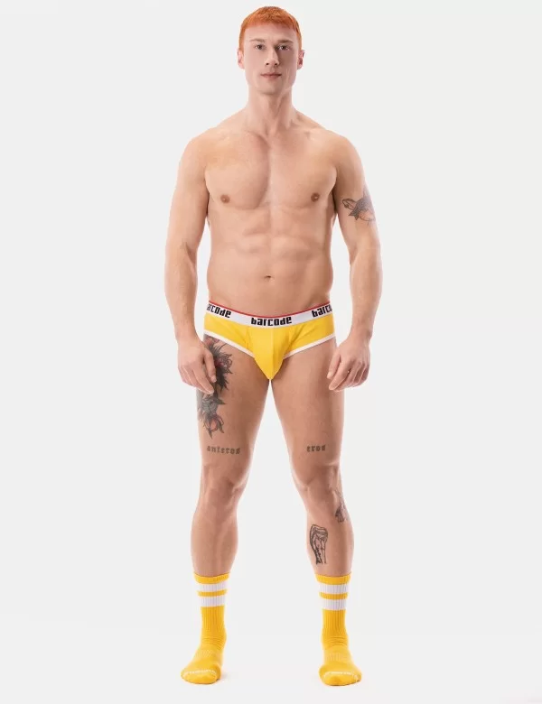 Backless Maxime - Yellow-White