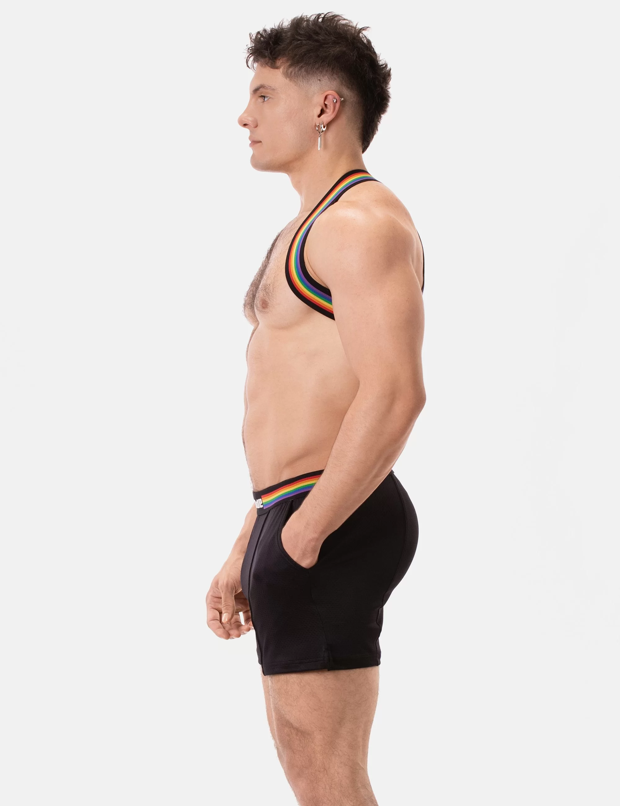 Barcode Pride Short - Black