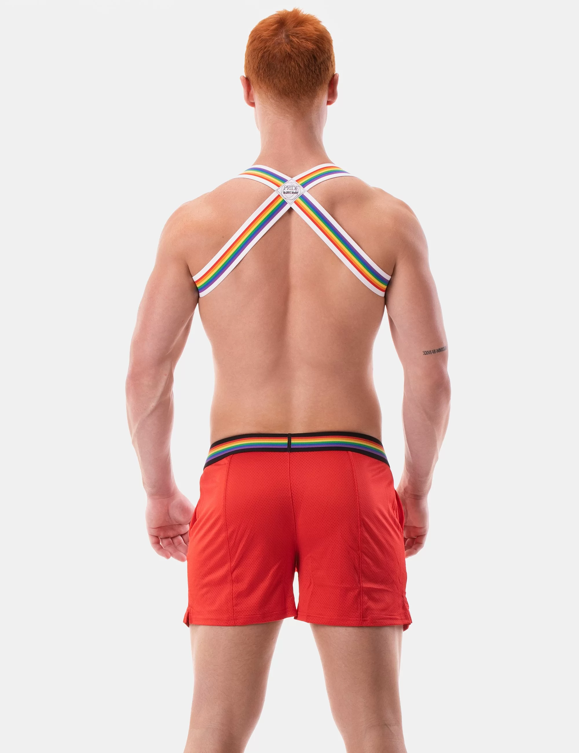Barcode Pride Short - Red