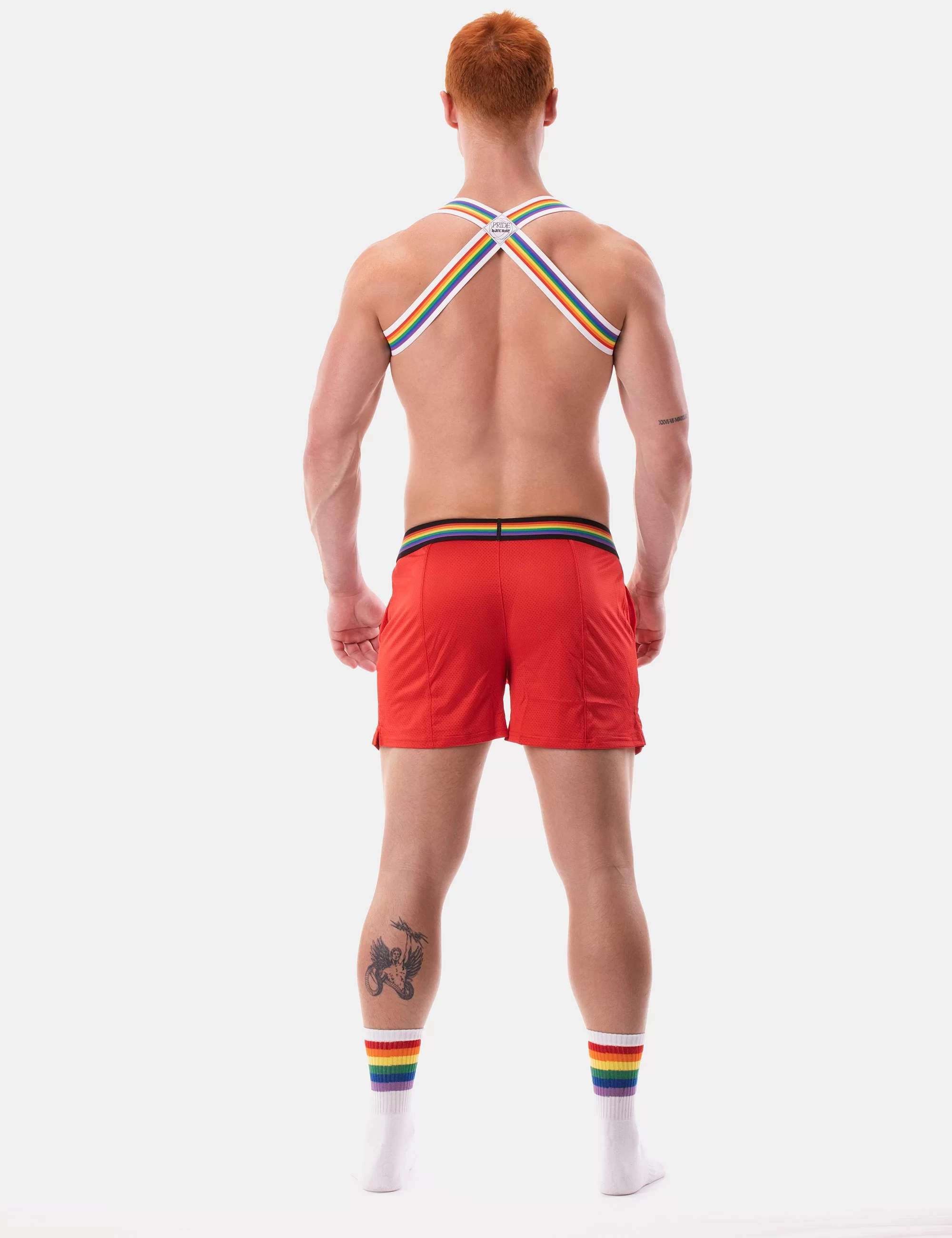 Barcode Pride Short - Red