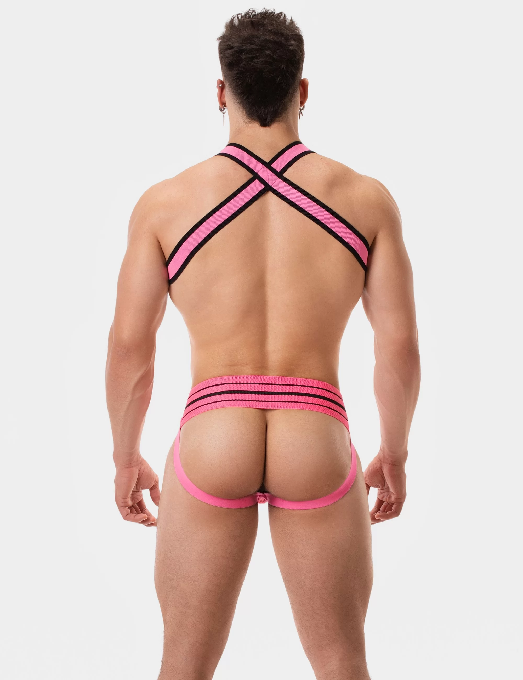 Harness Colin - Pink-Black