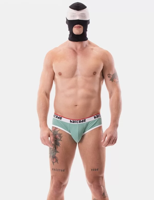 Mesh Eye Hood Troy - Black-White