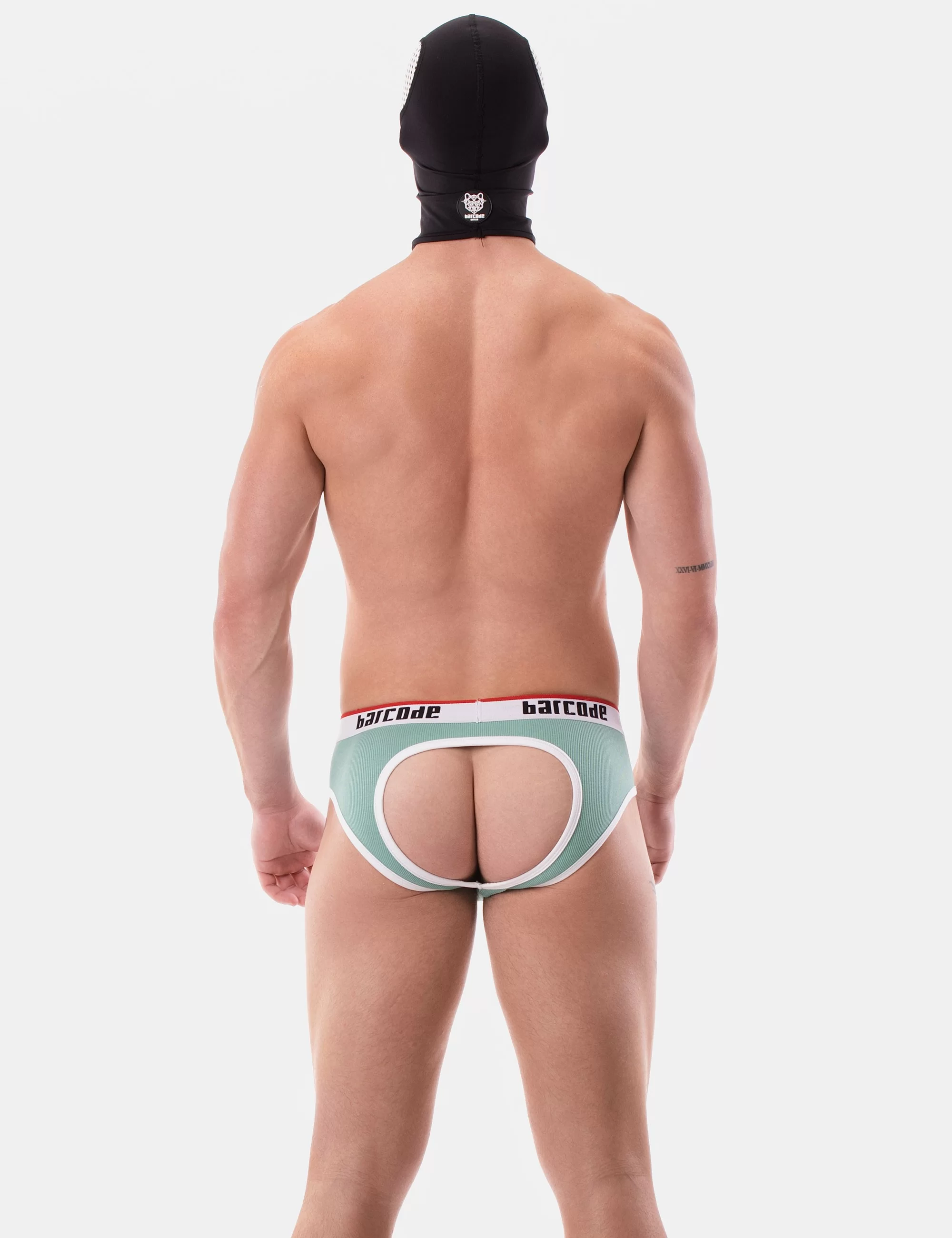 Mesh Eye Hood Troy - Black-White Mesh Eye Hood Troy - Black-White