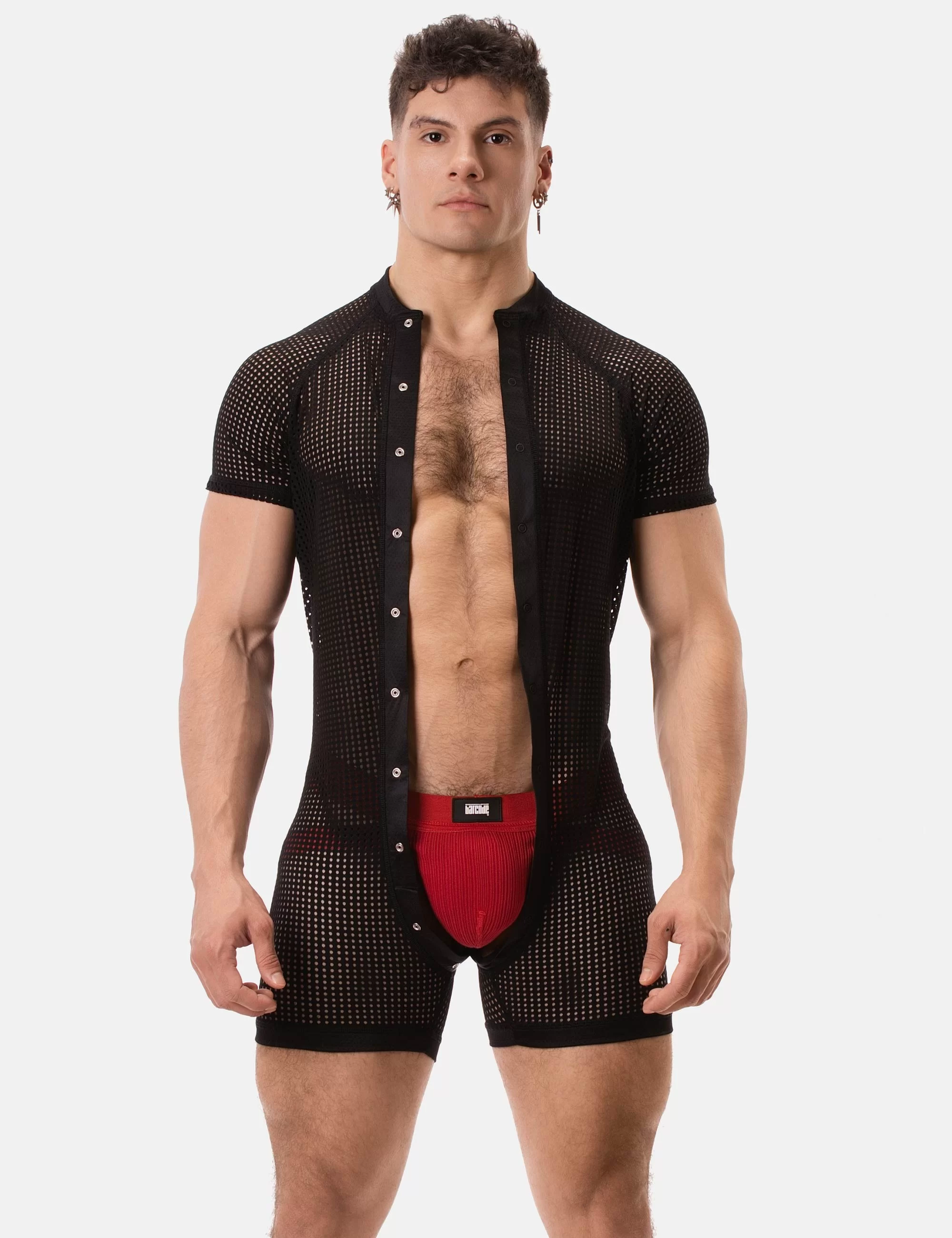 Mesh Union Suit Ruriko - Black
