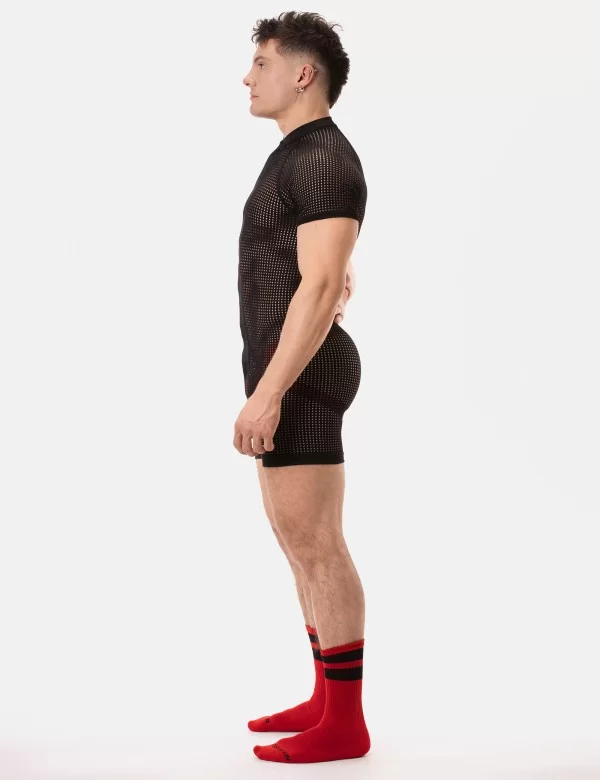 Mesh Union Suit Ruriko - Black