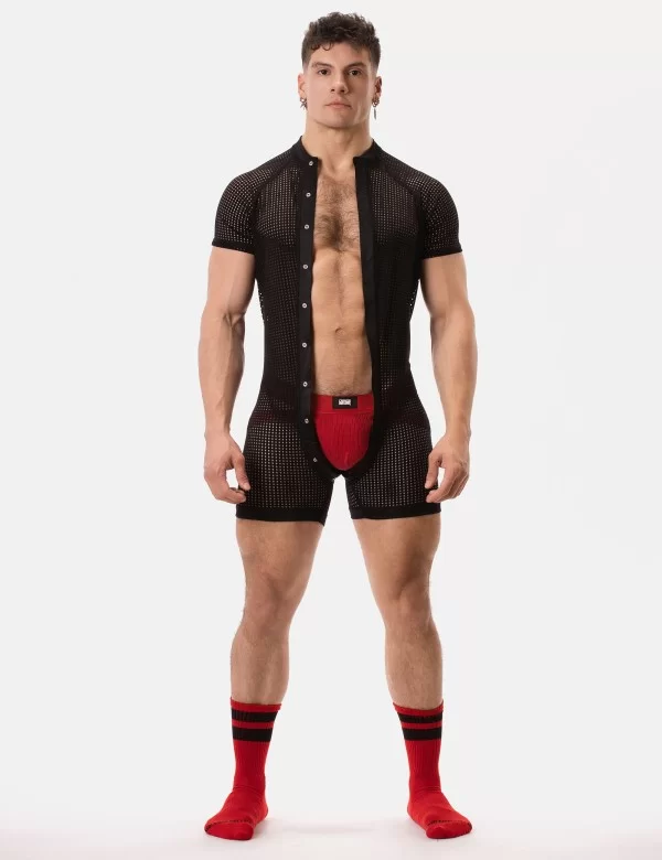 Mesh Union Suit Ruriko - Black